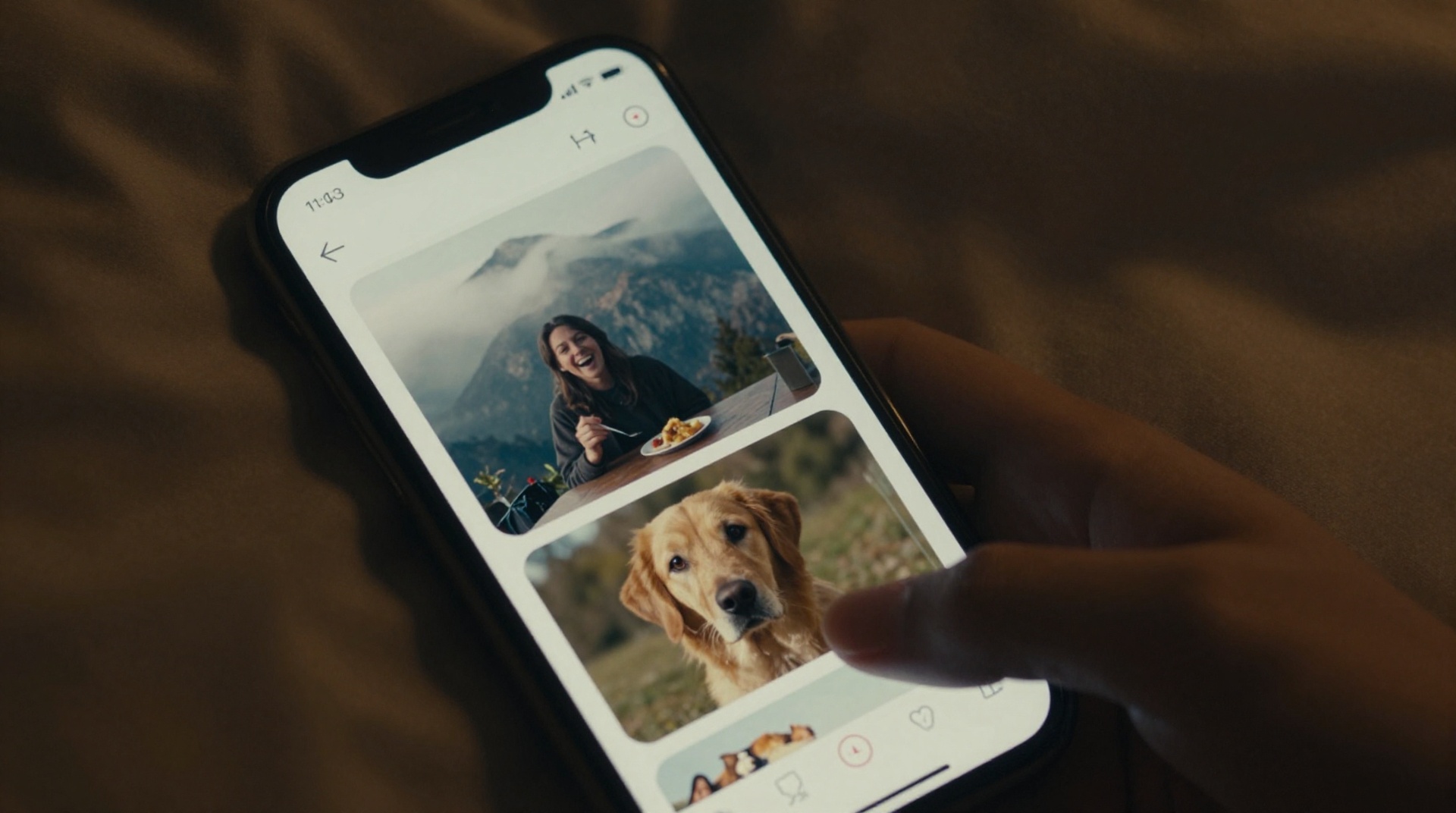 Polaroid pinned to the board: $LEFTSWIP — the Tinder thumb that slipped